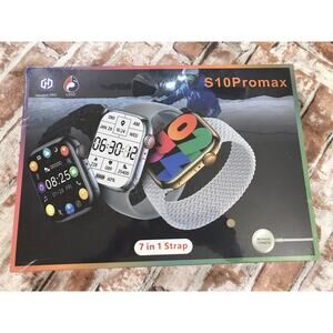 S10 PRO MAX Smart watch with 7 in 1 Strap wireless Charging Cable